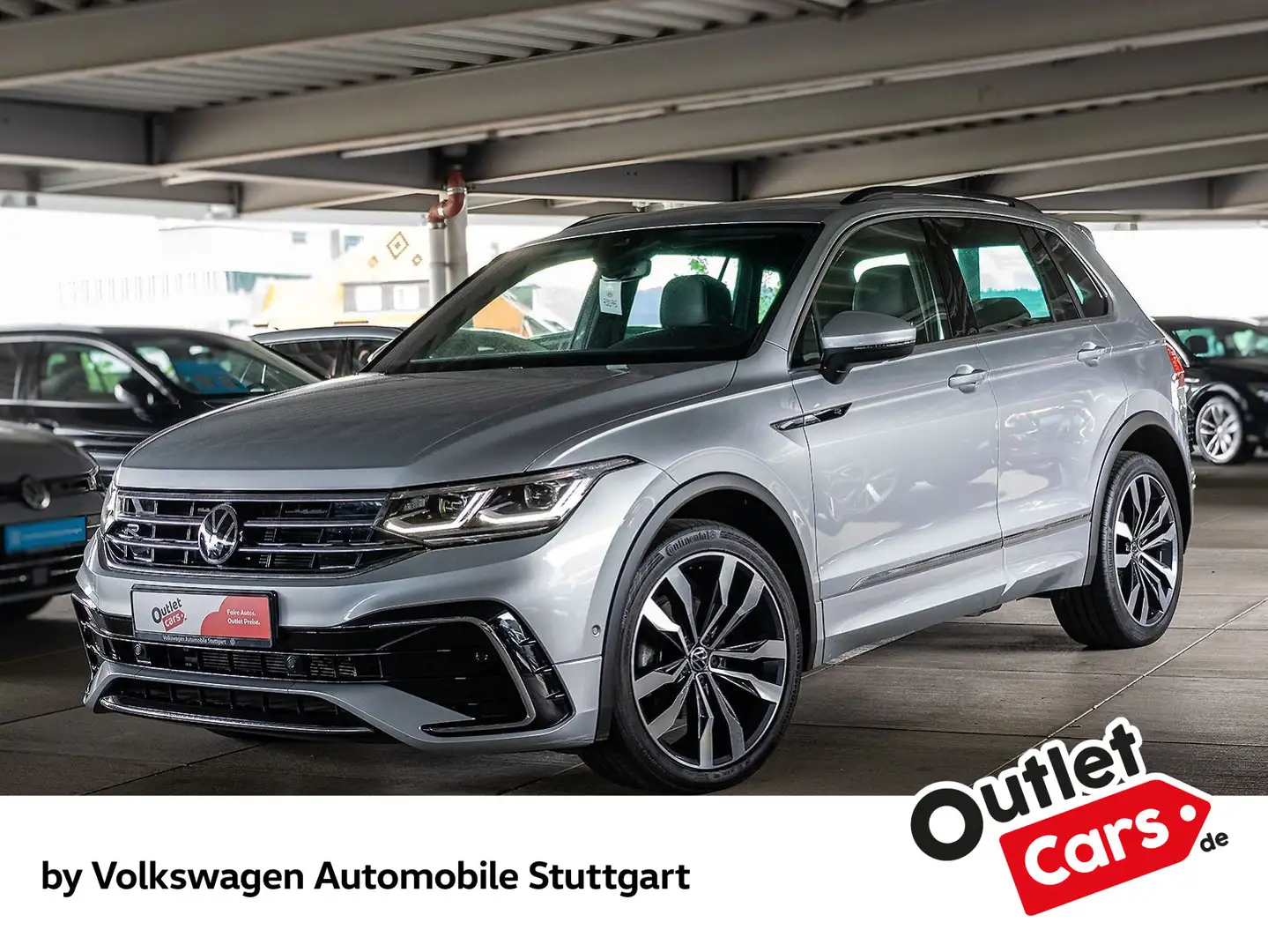 Volkswagen Tiguan R-Line 2.0 TDI DSG Navi Kamera LED ACC Silber - 1
