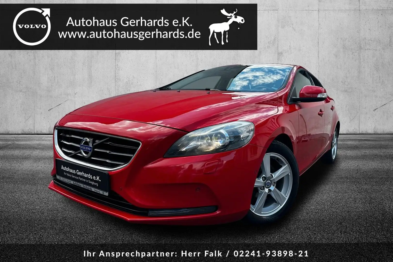 Volvo V40 D2 YOU BI-XENON, Sitzheizung,HighPerformance Rot - 1