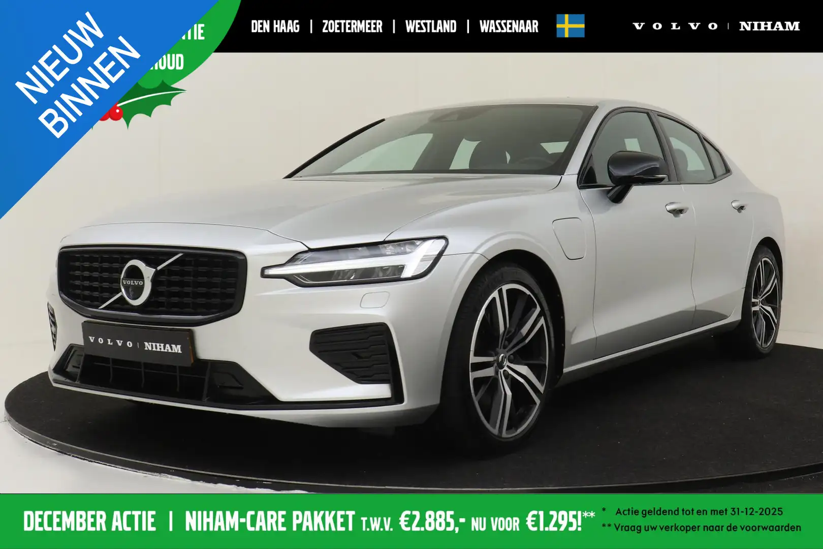 Volvo S60 T8 RECHARGE AWD R-DESIGN -360°CAM|HARMAN/KARDON|BL Grijs - 1