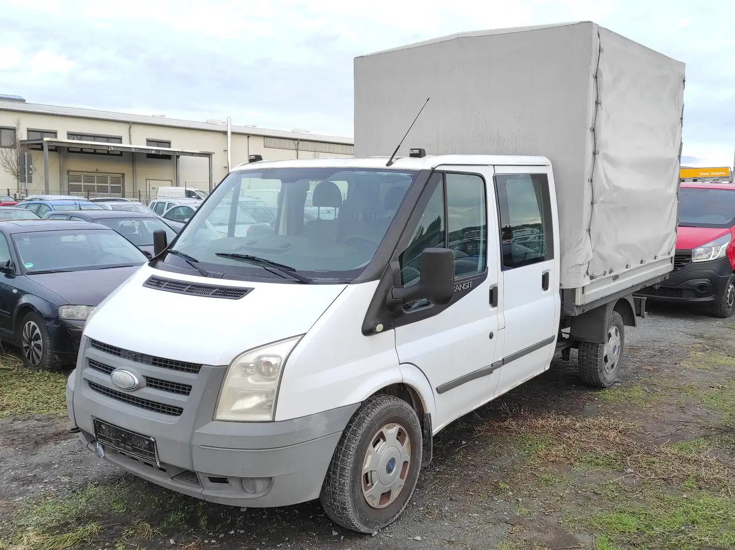 Ford Transit FT 350 M Doppelkabine AHK *TÜV NEU* 5-SITZER Blanc - 1
