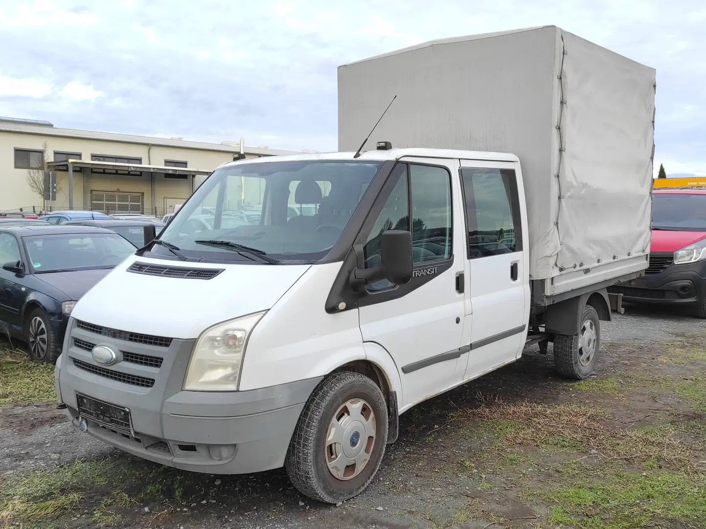 Ford Transit FT 350 M Doppelkabine AHK *TÜV NEU* 5-SITZER Blanc - 2