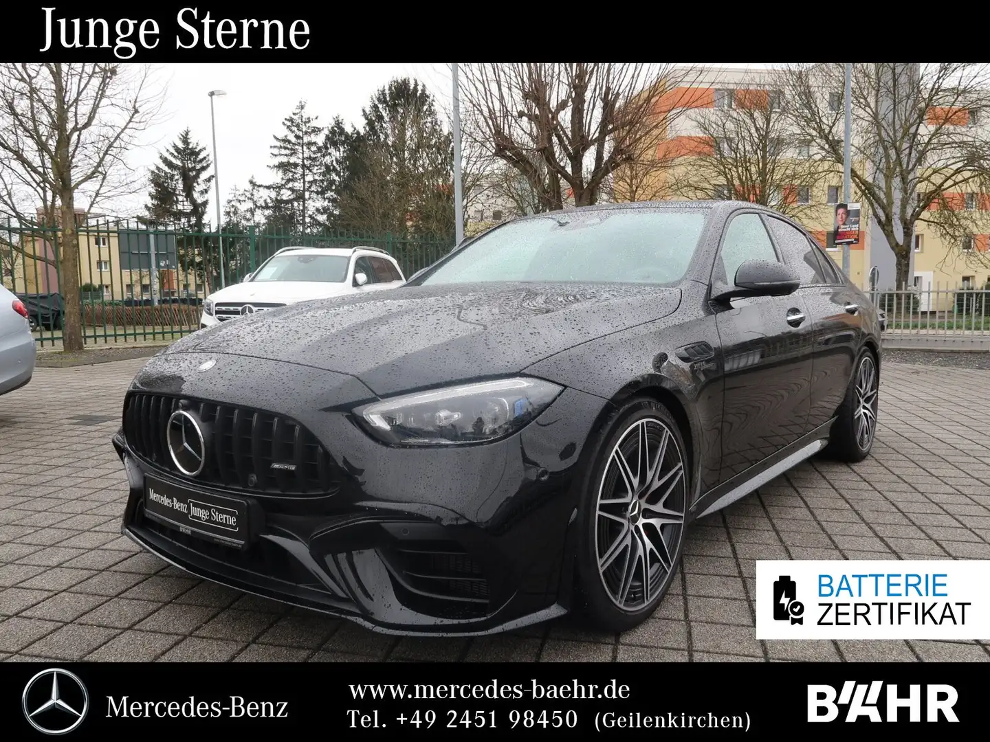 Mercedes-Benz C 63 AMG C 63 S E AMG Performance Night/Pano/Drivers/360° Schwarz - 1