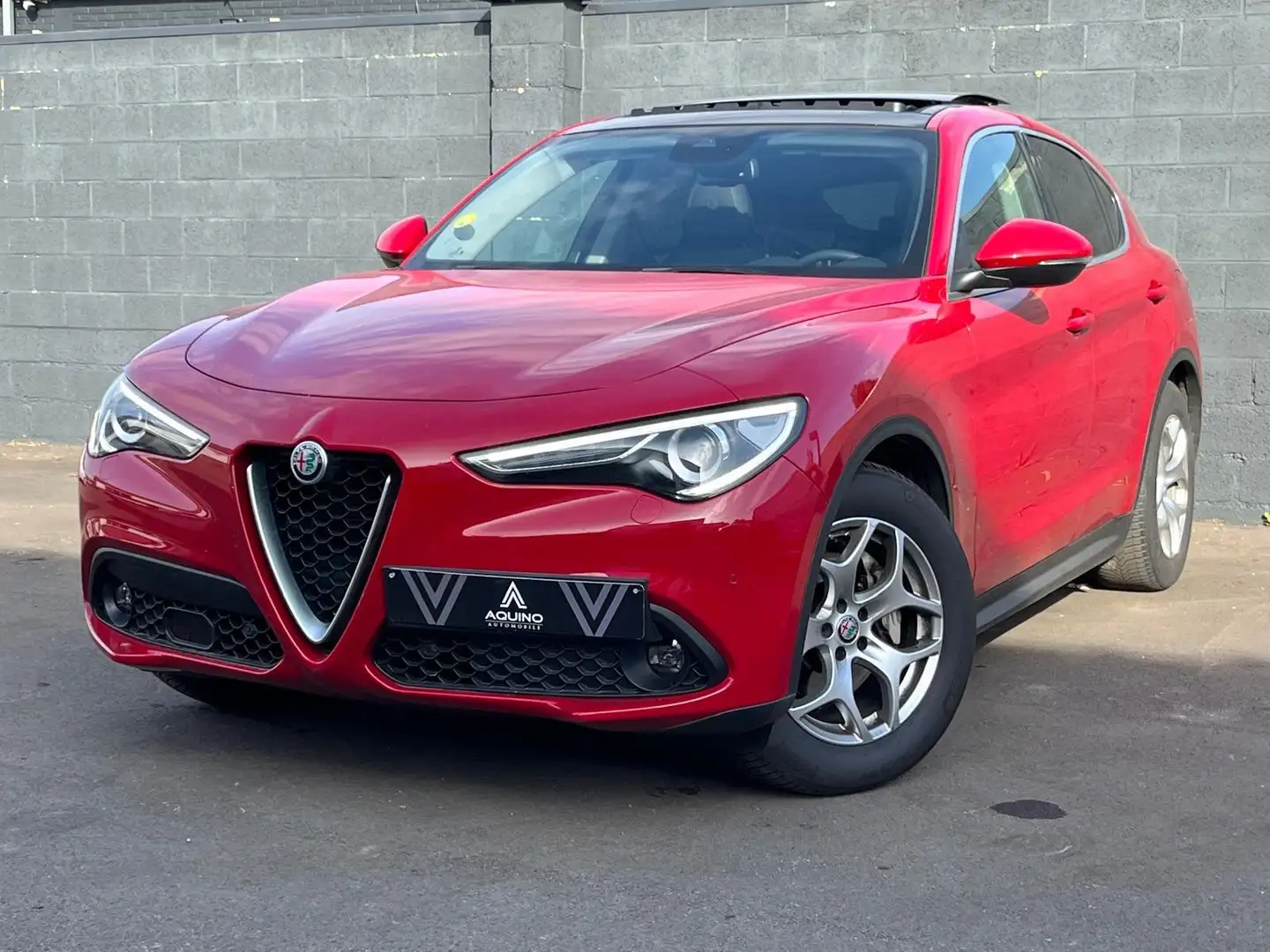 Alfa Romeo Stelvio LUSSO / BOITE AUTO / TOIT PANO / NAVI / CAM Rojo - 1