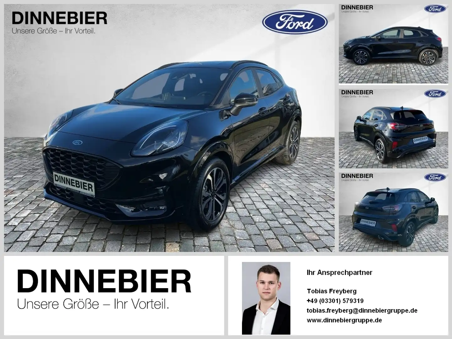 Ford Puma ST-Line X LED+Navi+Kamera+Winterpaket Schwarz - 1