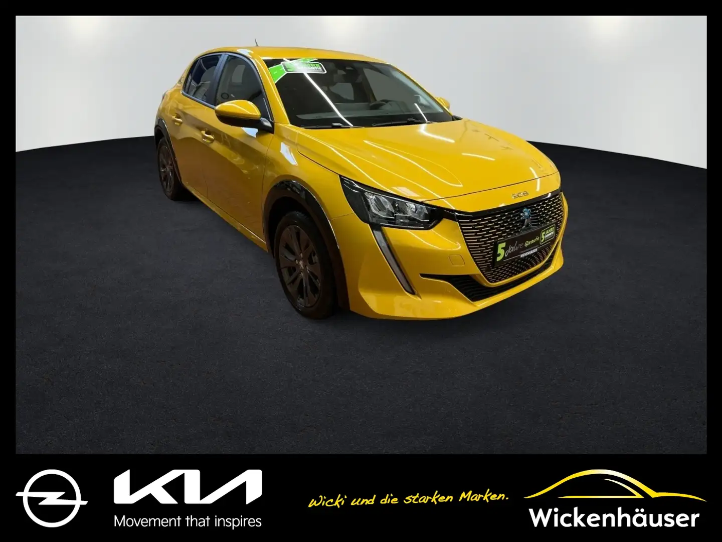 Peugeot 208 e- 136 (e-) e- Active Pack LED+SHZ+LM+PDC Gelb - 1