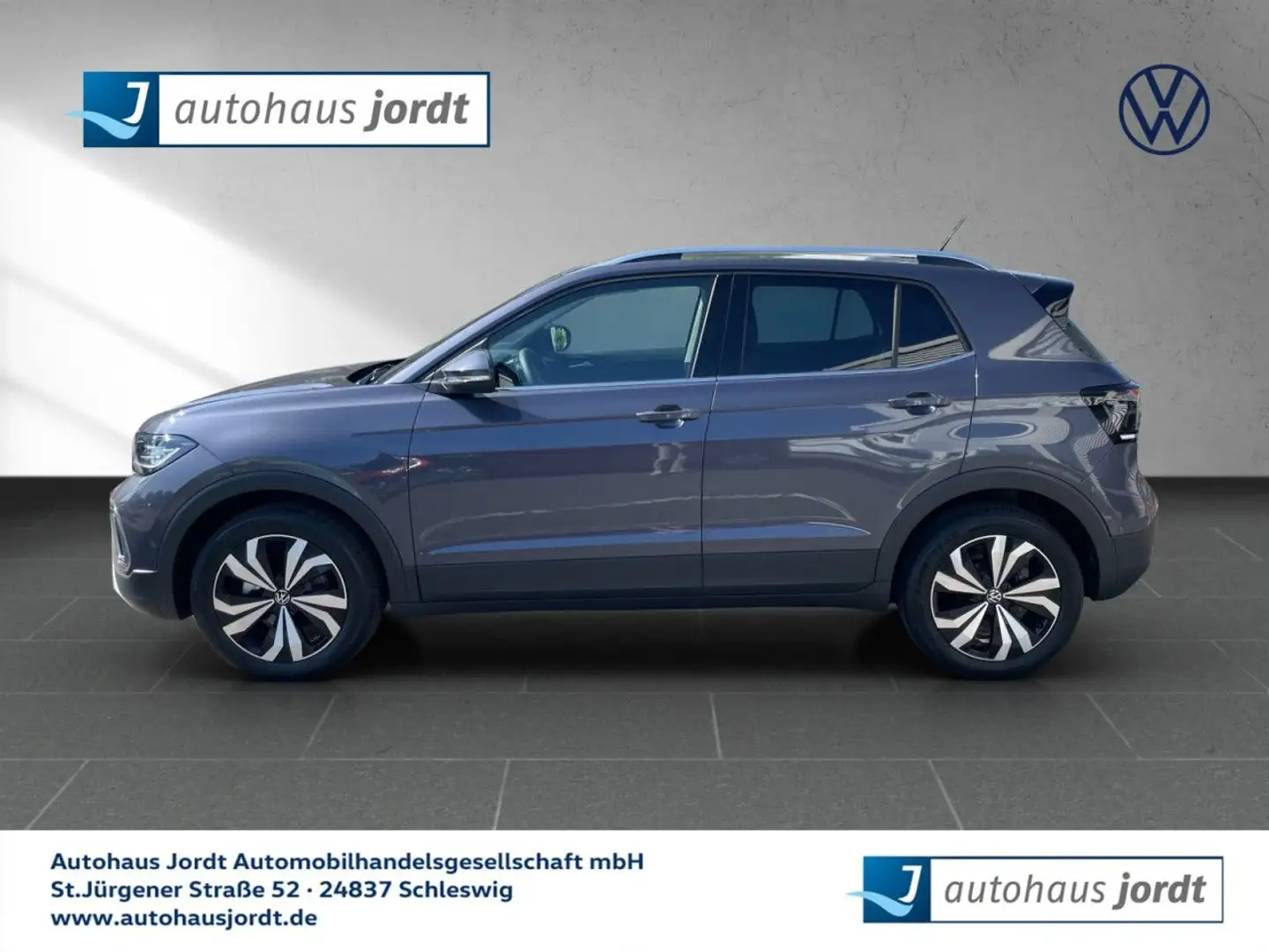 Volkswagen T-Cross 1.0 TSI OPF Style DSG EPH LED RFK ACC APP Grau - 2