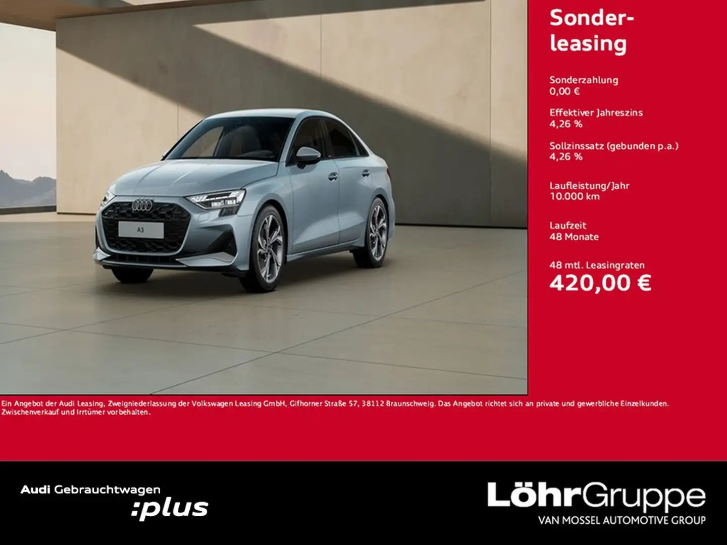 Audi A3 Limousine 30 TFSI advanced s-tronic AHK Grau - 1