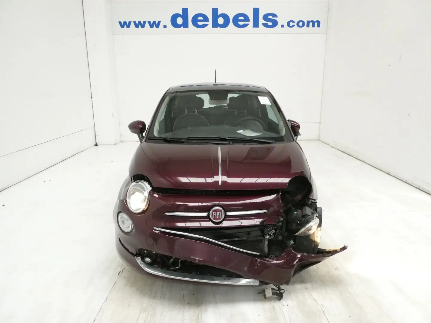 Fiat 500 0.9 Lounge Paars - 1