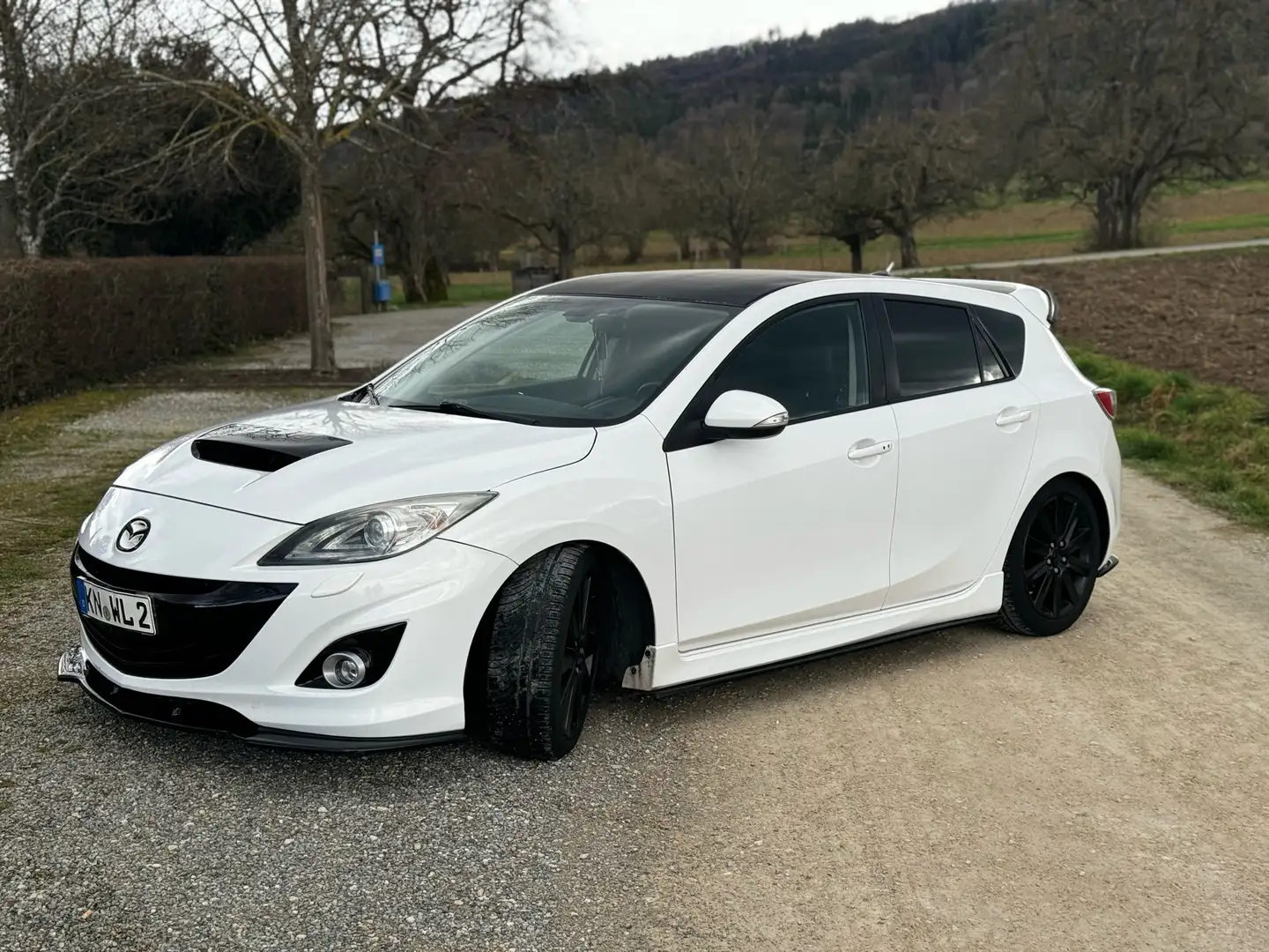 Mazda 3 2.3 MZR DISI Turbo MPS Biały - 1