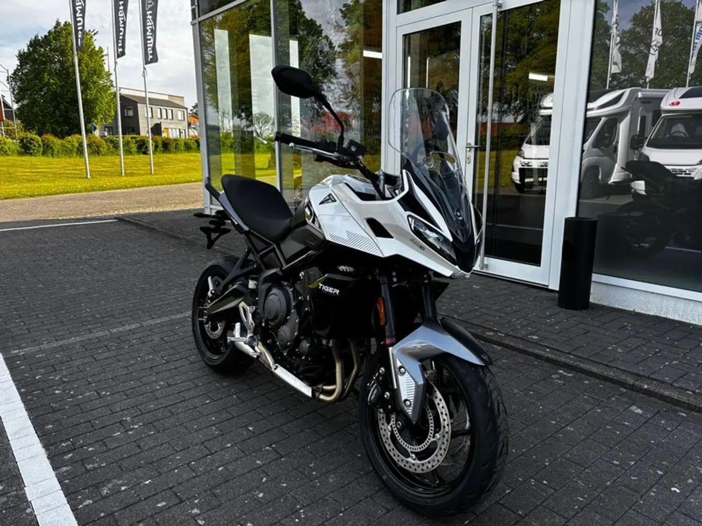 Triumph Tiger Sport 660 Quickshifter+Kurven-ABS Bílá - 2