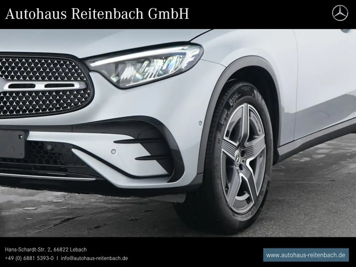 Mercedes-Benz GLC 200 GLC200 4M AMG+AHK+DISTR TOTW+360°+EASYP+LED+MEMO Silber - 2