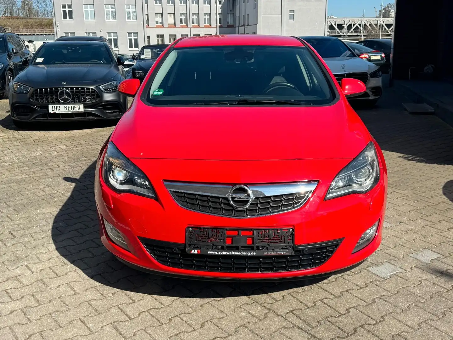 Opel Astra Cosmo Automatik*PDC*Klima*Leder Rot - 2