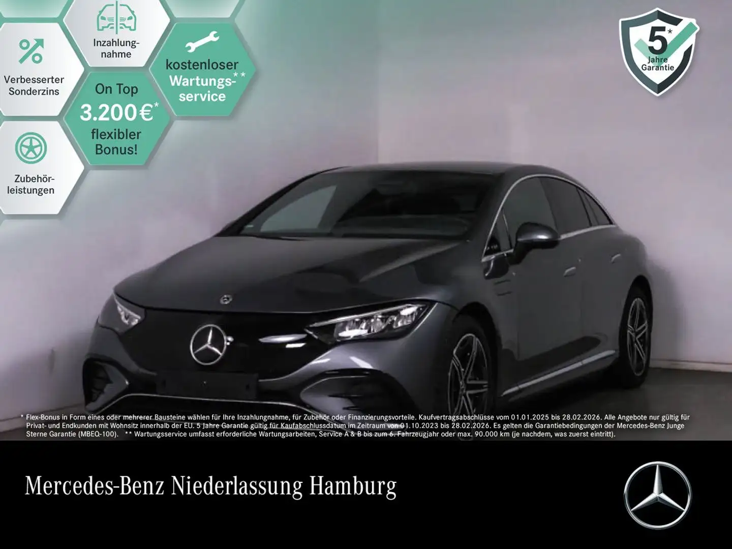 Mercedes-Benz EQE 350 AMG WideScreen Distr. LED AHK Kamera PTS Szary - 1