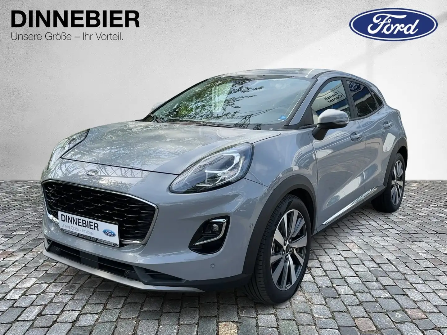 Ford Puma Titanium X 1.0EB ParkAss+SpurH+PDC+RFK Gris - 2