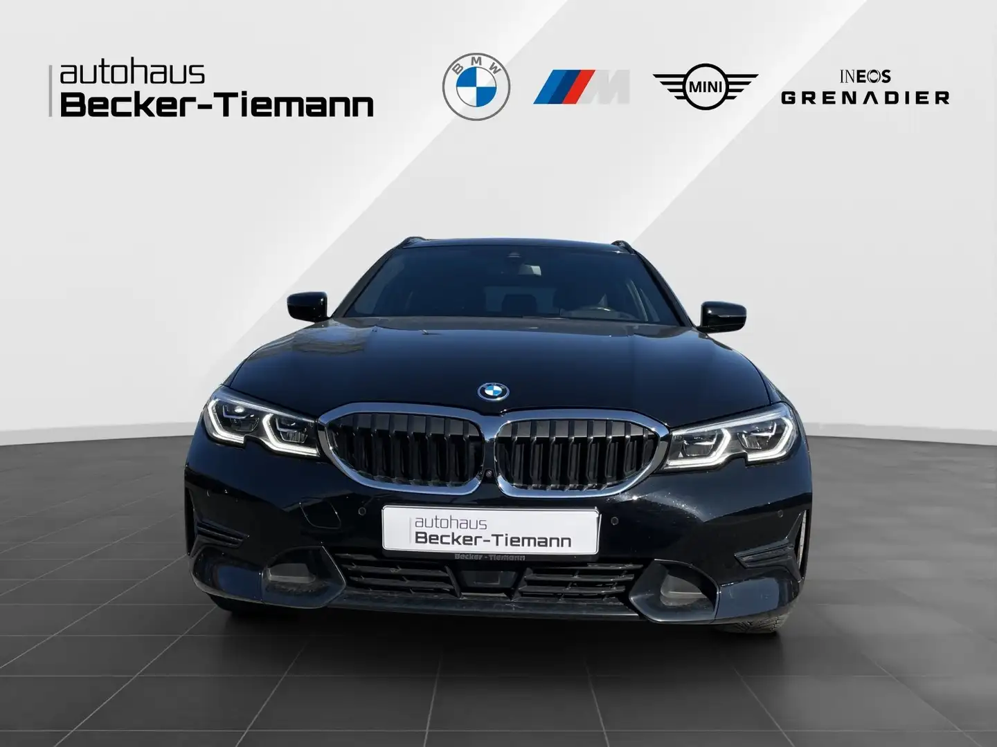 BMW 330 e Touring A,AHK,Laser,HuD,Komfortzugang,DA,PA+,HiF Negro - 2