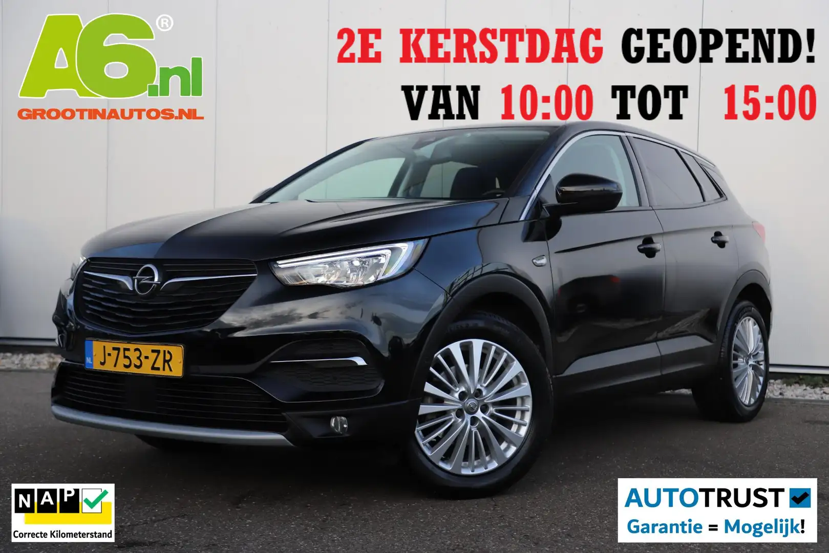 Opel Grandland X 1.2 Turbo Innovation NIEUWE DB RIEM! Navigatie Ach Noir - 1