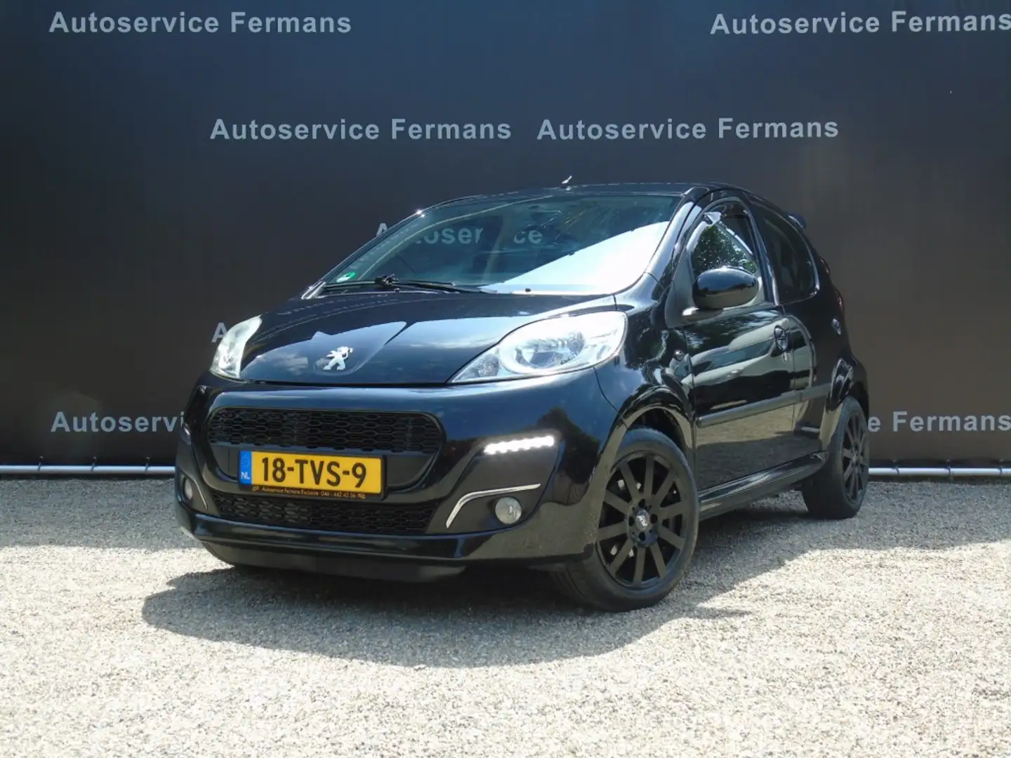 Peugeot 107 107 sport Black edition - 2012 - 69DKM - Airco 5dr Zwart - 1