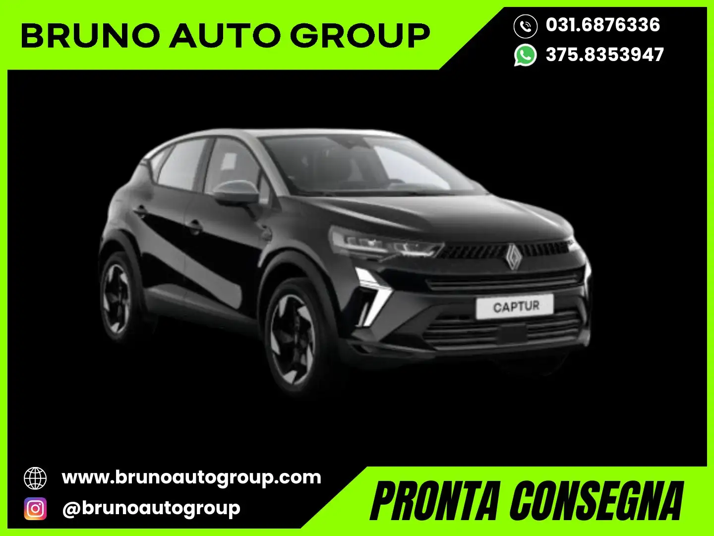 Renault Captur 1.0 TCe GPL Techno 100CV-RETROCAMERA-DISPLAY 10,4" Nero - 1