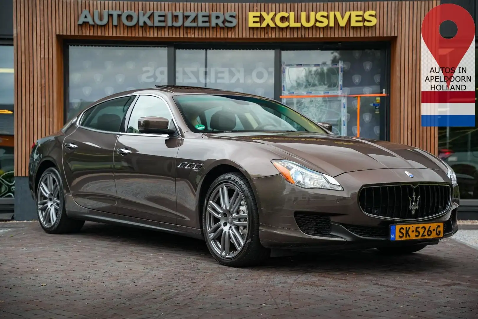 Maserati Quattroporte 3.0 S Q4 Achteruitrijcamera DAB+ si Brun - 1
