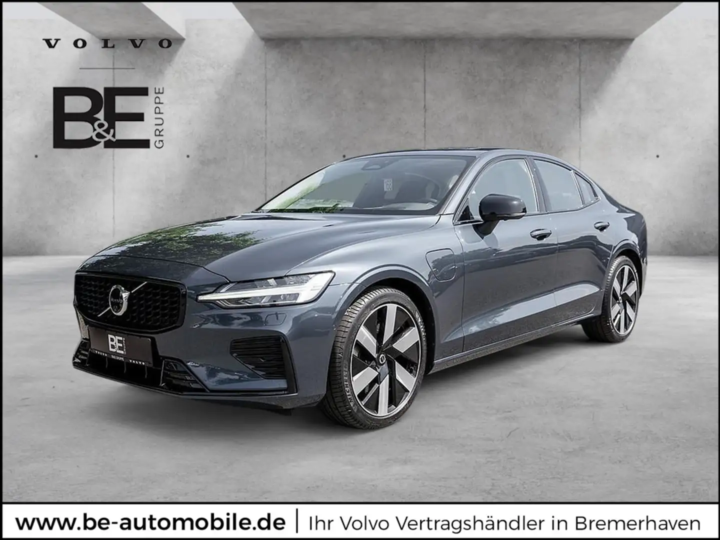 Volvo S60 T8 Ultimate Dark Recharge AWD B&W ACC HUD Bleu - 1