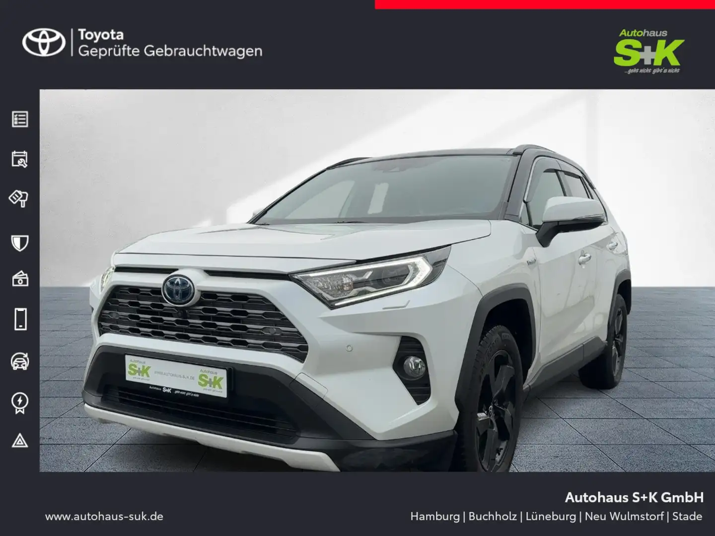 Toyota RAV 4 RAV4 2.5 Lounge 4x2 +WINTER-PAKET+CARPLAY+KAMERA Bianco - 1