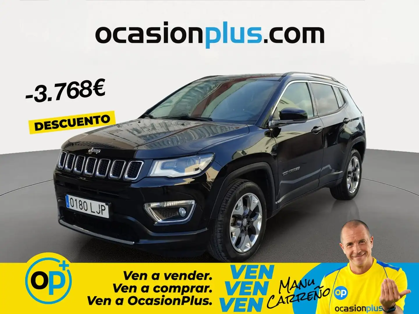 Jeep Compass 1.4 Multiair Limited 4x2 103kW Negro - 1