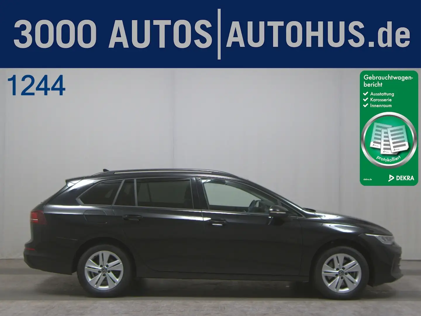 Volkswagen Golf -8 Var. 2.0 TDI Life Navi HuD LED AHK ACC Schwarz - 1
