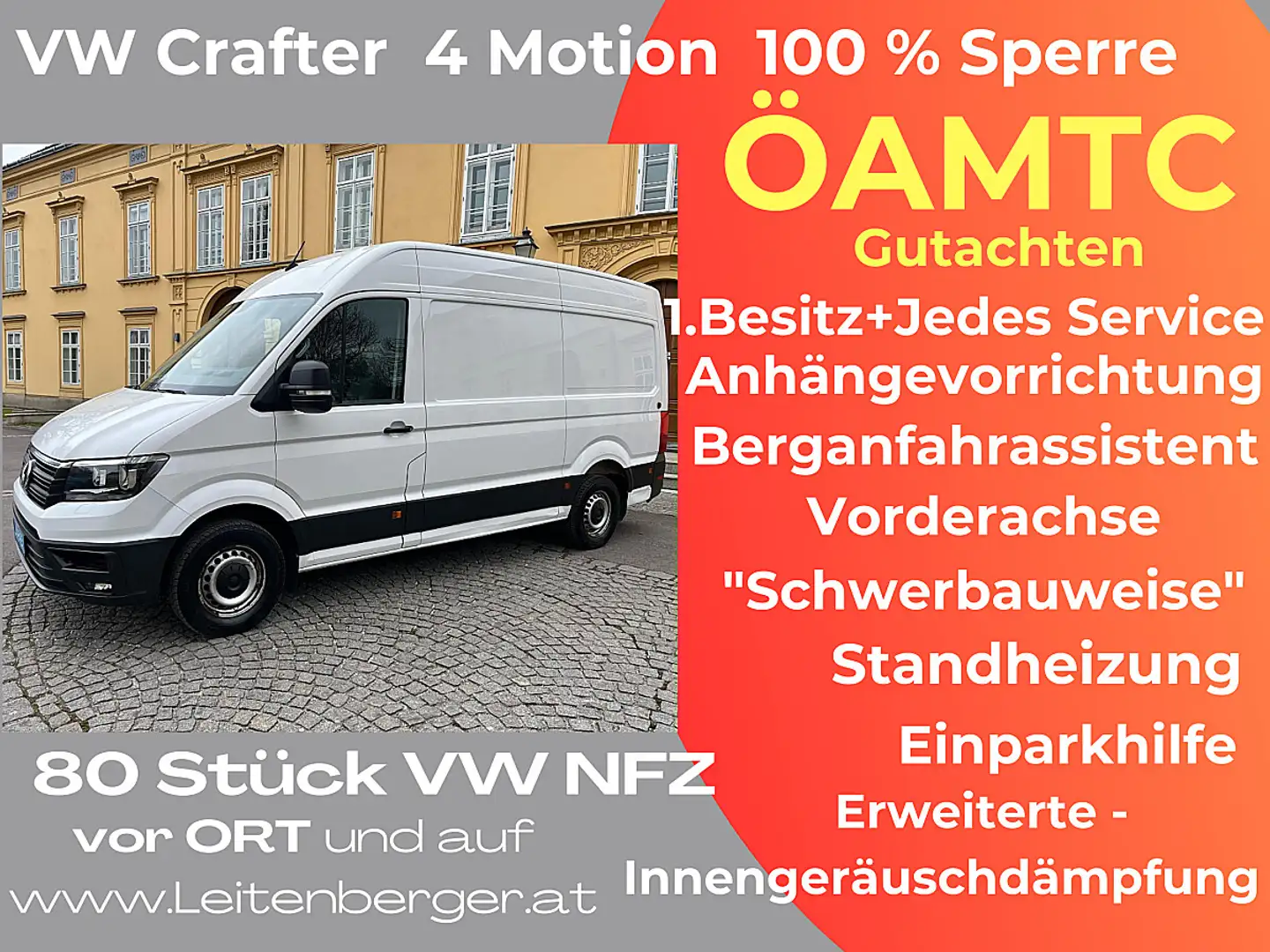Volkswagen Crafter Crafter 35 Kasten L3H3 4Motion AHK PS177 Standh... Weiß - 1
