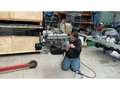 Land Rover Defender 110 HCPU 3.5 V8-FRAME OFF RESTAURATION Bleu - thumbnail 19