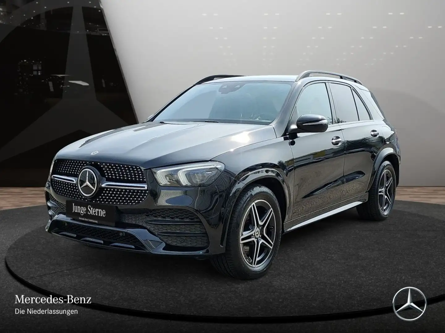 Mercedes-Benz GLE 350 de 4M AMG+NIGHT+MULTIBEAM+KAMERA+20"+9G Zwart - 2