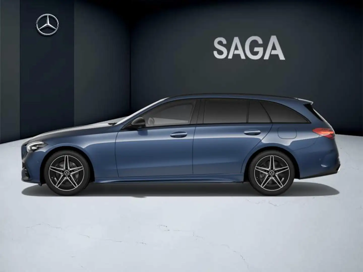 Mercedes-Benz C 300 C e Break AMG LINE Bleu - 2