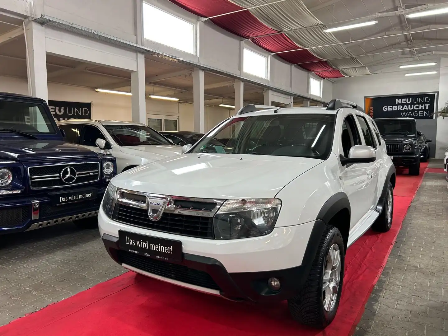Dacia Duster I Prestige 4x4*1.HAND*KLIMA*SHZ*AHK*LEDER Weiß - 1