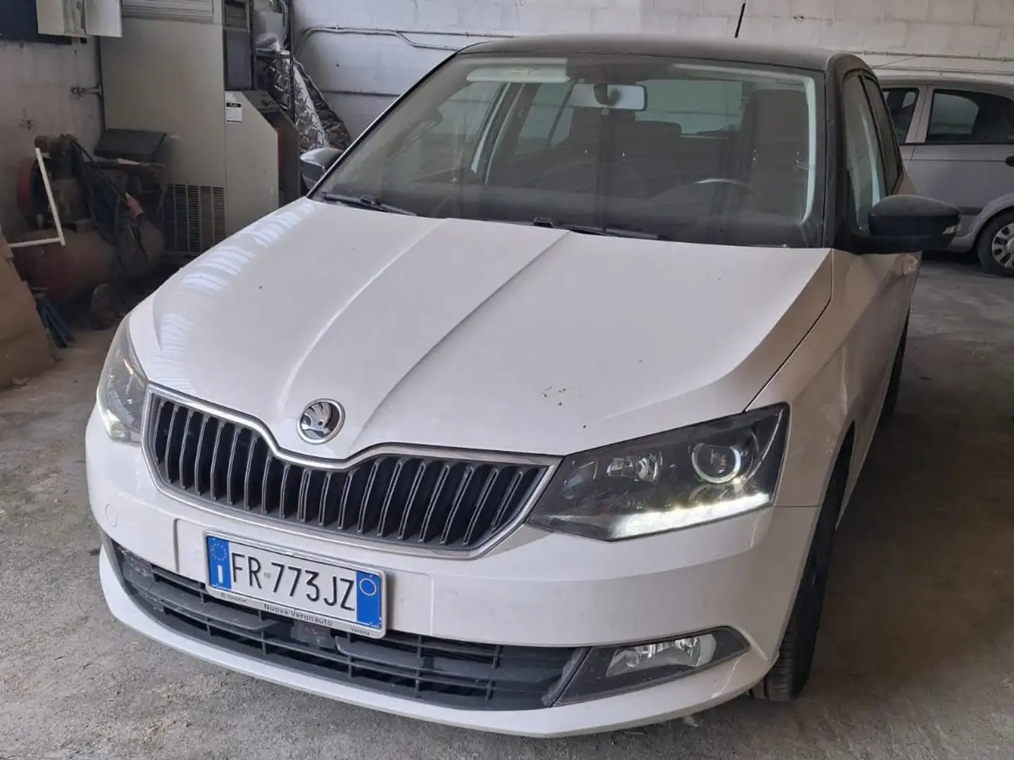 Skoda Fabia Fabia III 2015 Berlina 1.4 tdi Twin Bianco - 1