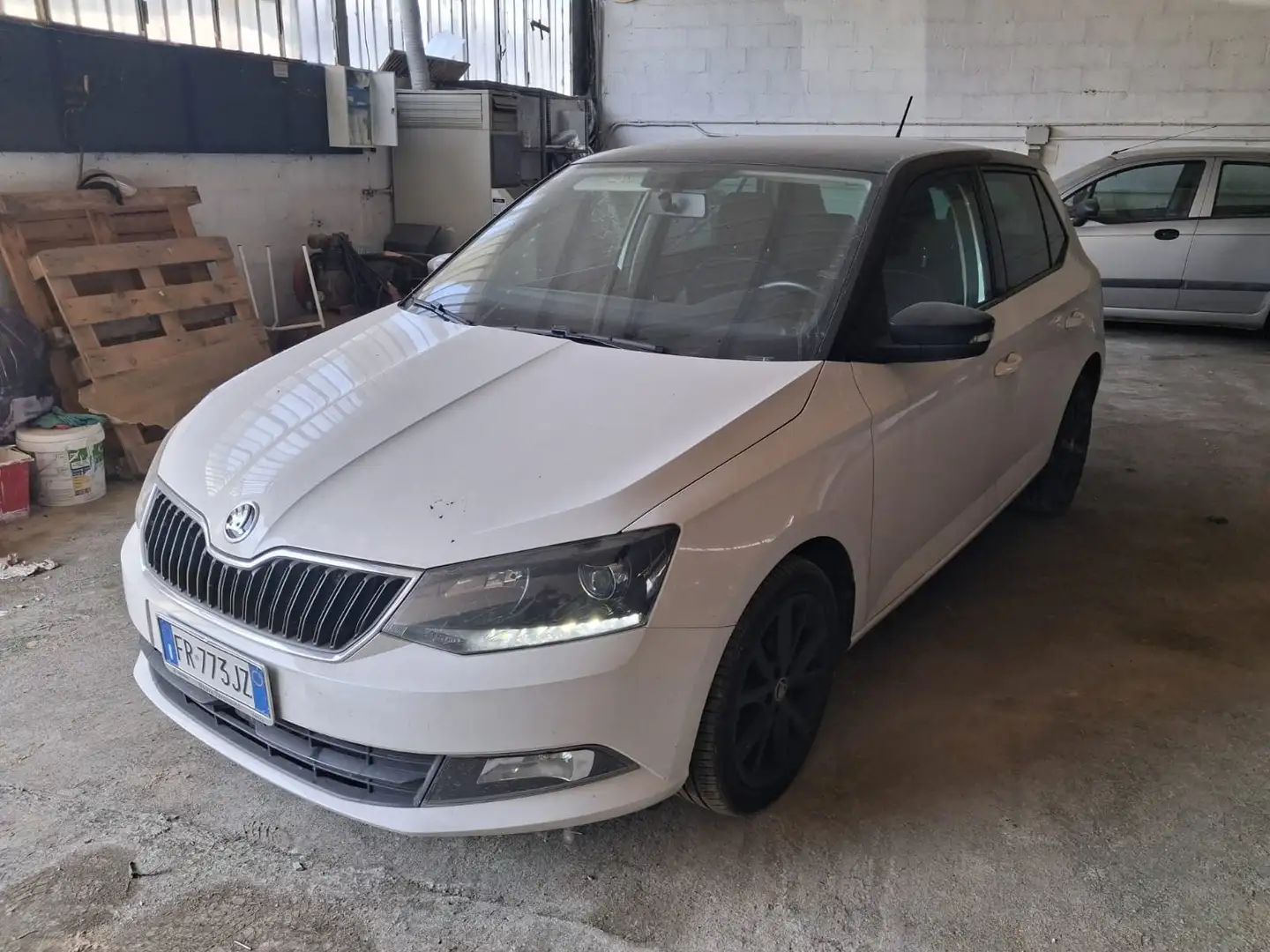 Skoda Fabia Fabia III 2015 Berlina 1.4 tdi Twin Bianco - 2