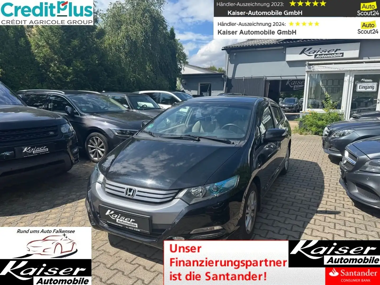 Honda Insight Elegance-Autom.-AHK-Standh.-PDC-Sitzh-Klimaautom Noir - 1