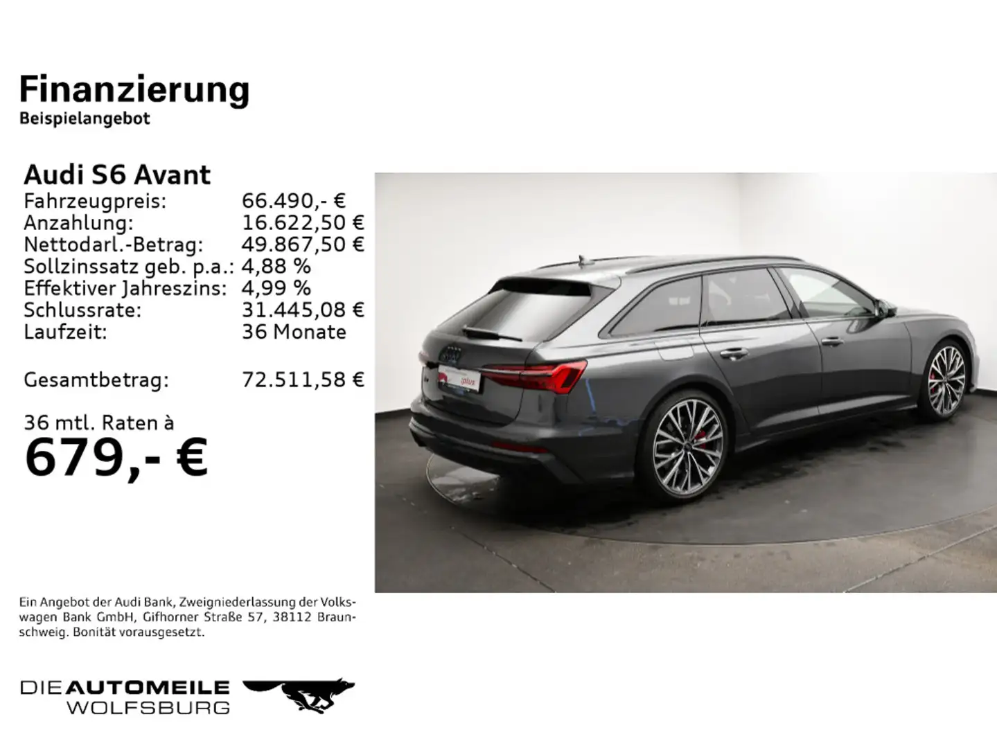 Audi S6 3.0 TDI Tiptronic quattro AHK/Rückkam/M Gri - 2