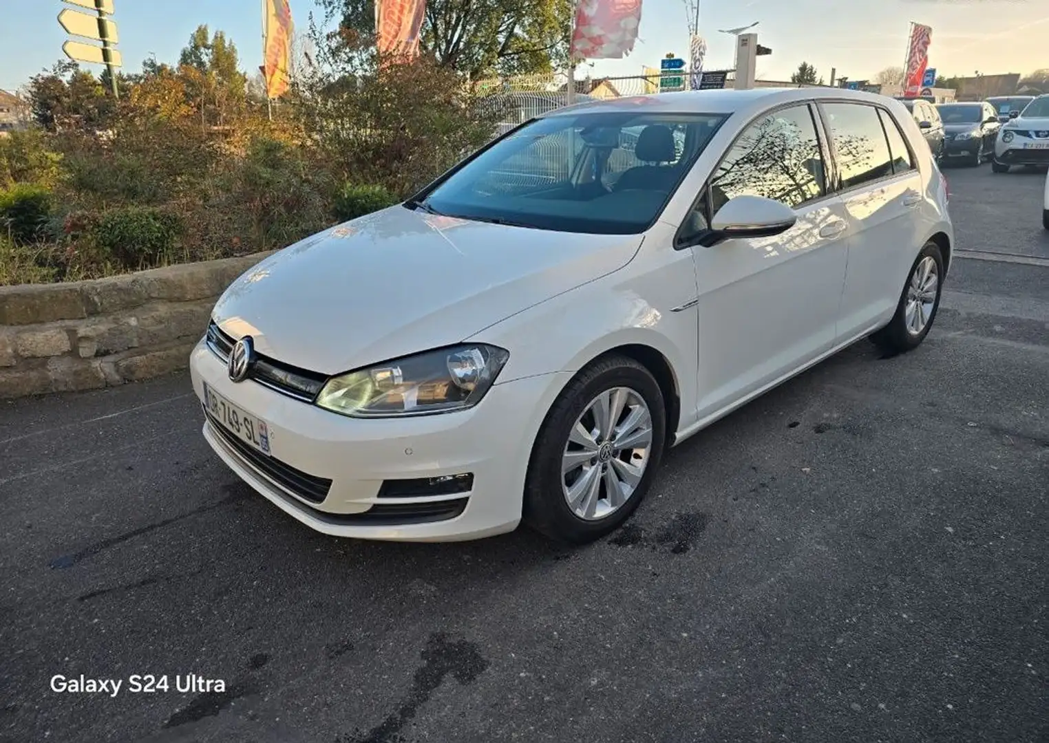 Volkswagen Golf 7 1.6 Tdi 110 BlueMotion Blanc - 1