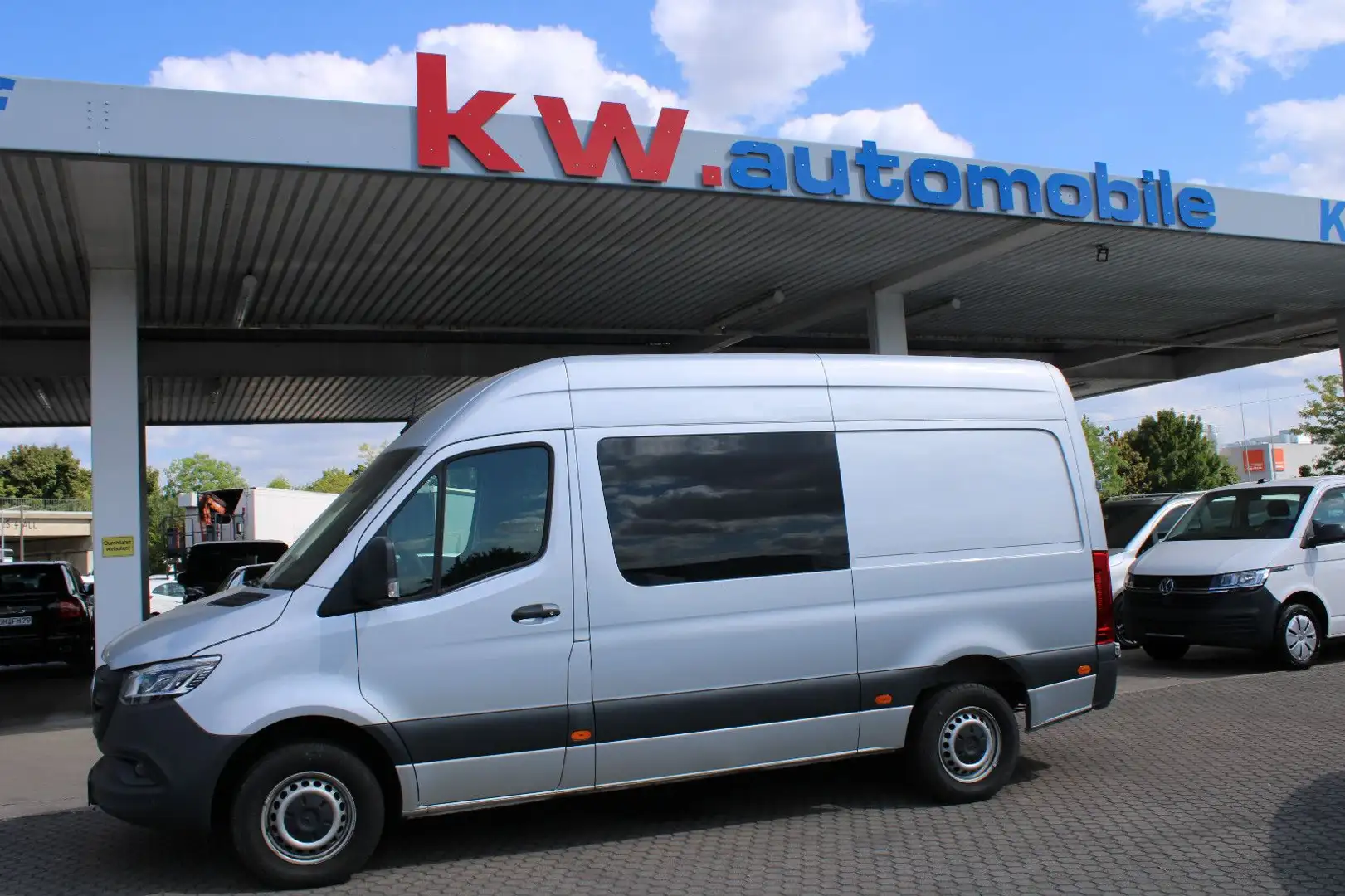 Mercedes-Benz Sprinter 317 CDI Mixto,LED,KLIMA,NAVI,KAM,STHZ. Silber - 1