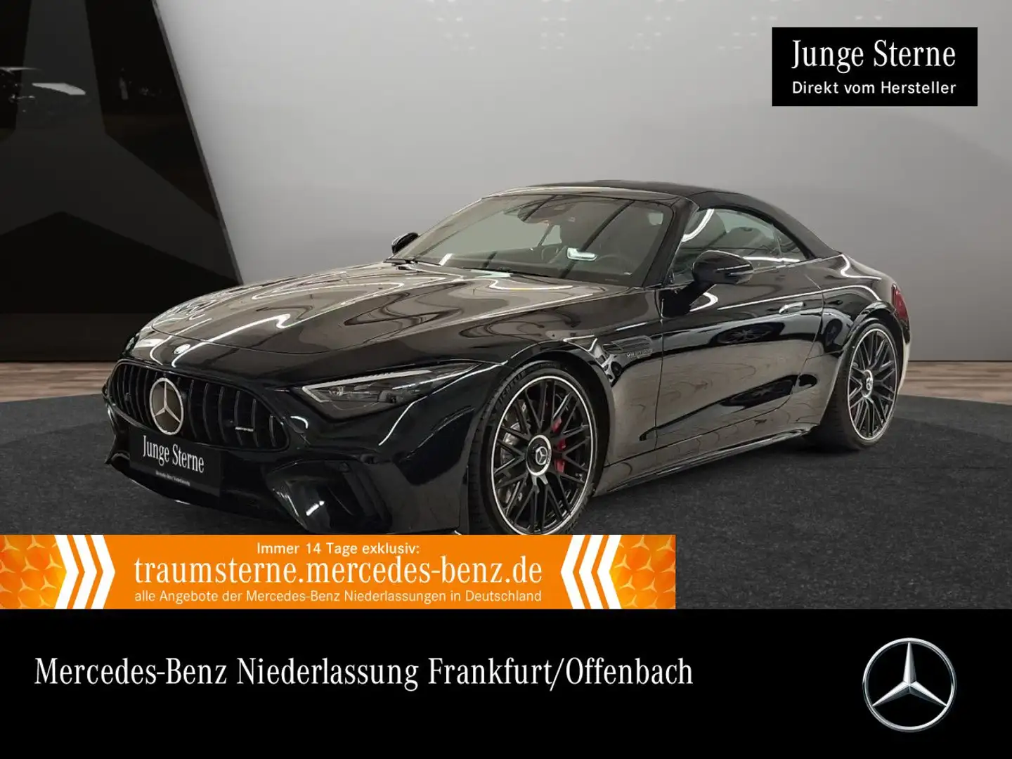 Mercedes-Benz SL 600 SL 55 AMG Cab. 4M AeroPak Nachtsicht 360° Distr+ Schwarz - 1