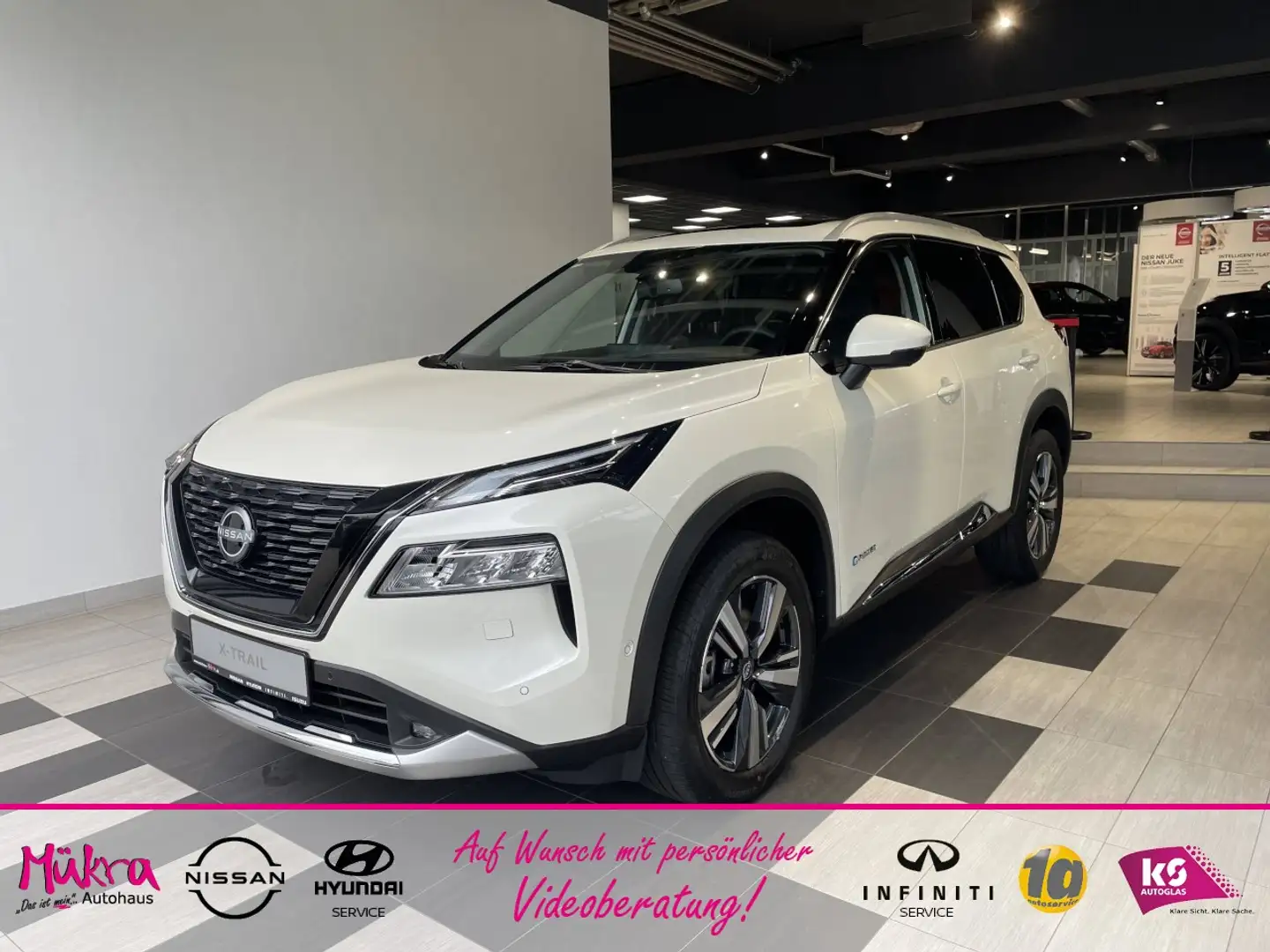 Nissan X-Trail Tekna+ 1.5 VC-T e-POWER 204 PS Leder Navi PGD Blanc - 1