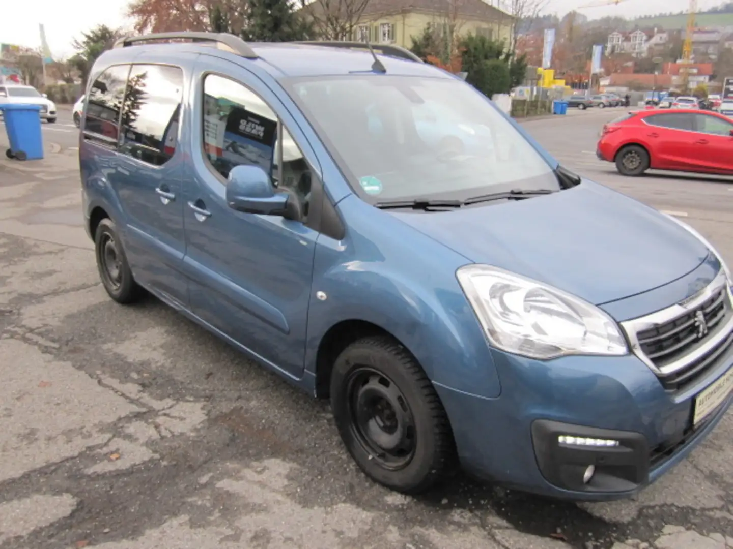 Peugeot Partner Allure ~ Navi ~ AHK ~ Kamera Blu/Azzurro - 2