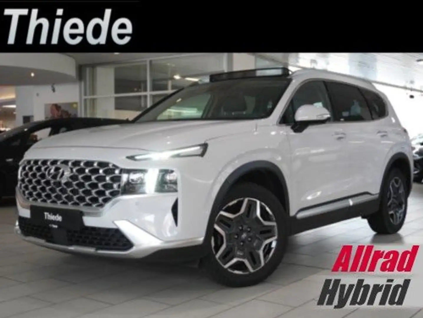 Hyundai SANTA FE Prime 1.6 HYBRID 4WD NAVI/LED/KAM./PANO Weiß - 1