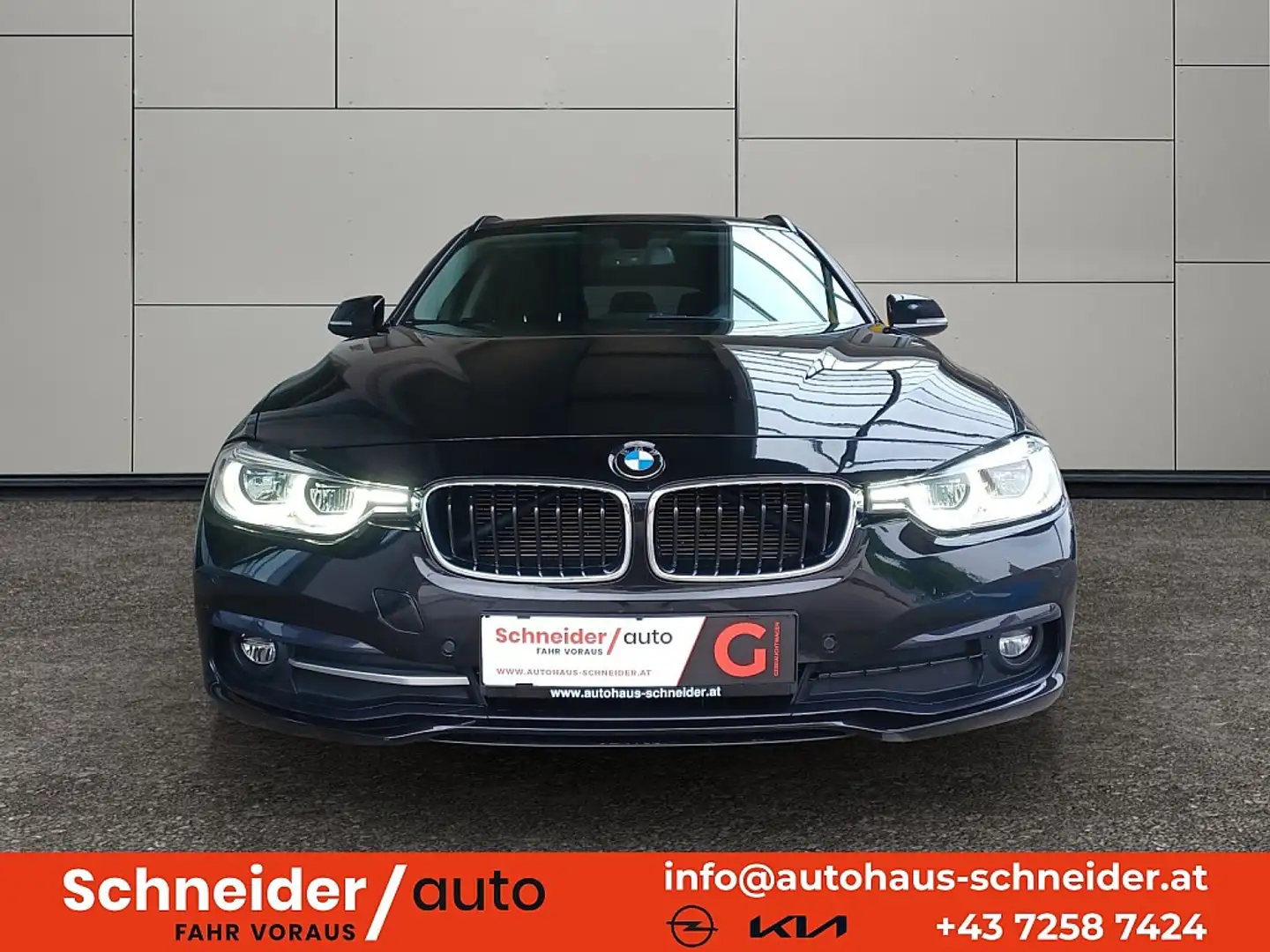 BMW 318 d Touring Sport Line Aut. Nero - 2