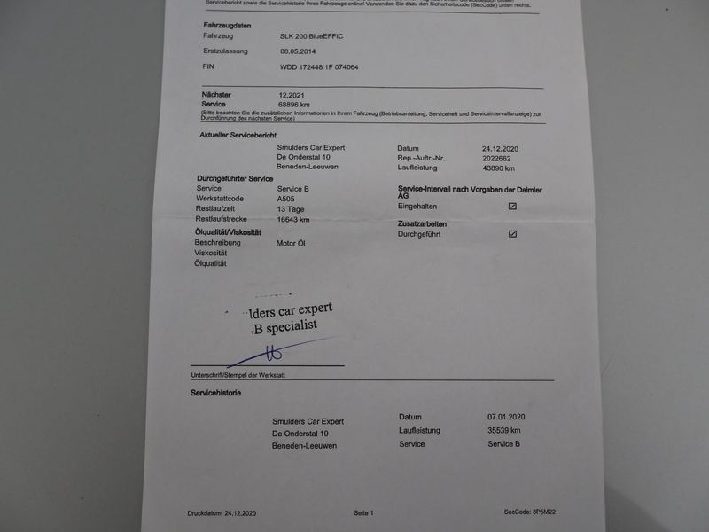 Mercedes-Benz SLK 200 AUT. AIRSCARF NEKVERWARMING | LEDER | 18 INCH | ST — photo 44