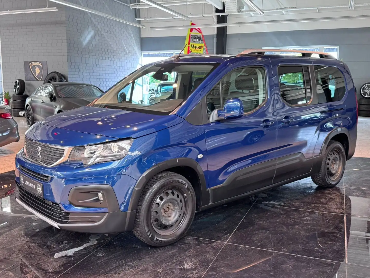 Peugeot Rifter Allure Sihzg Navi Tempo Klima AHK 1.Ha 7S Bleu - 1