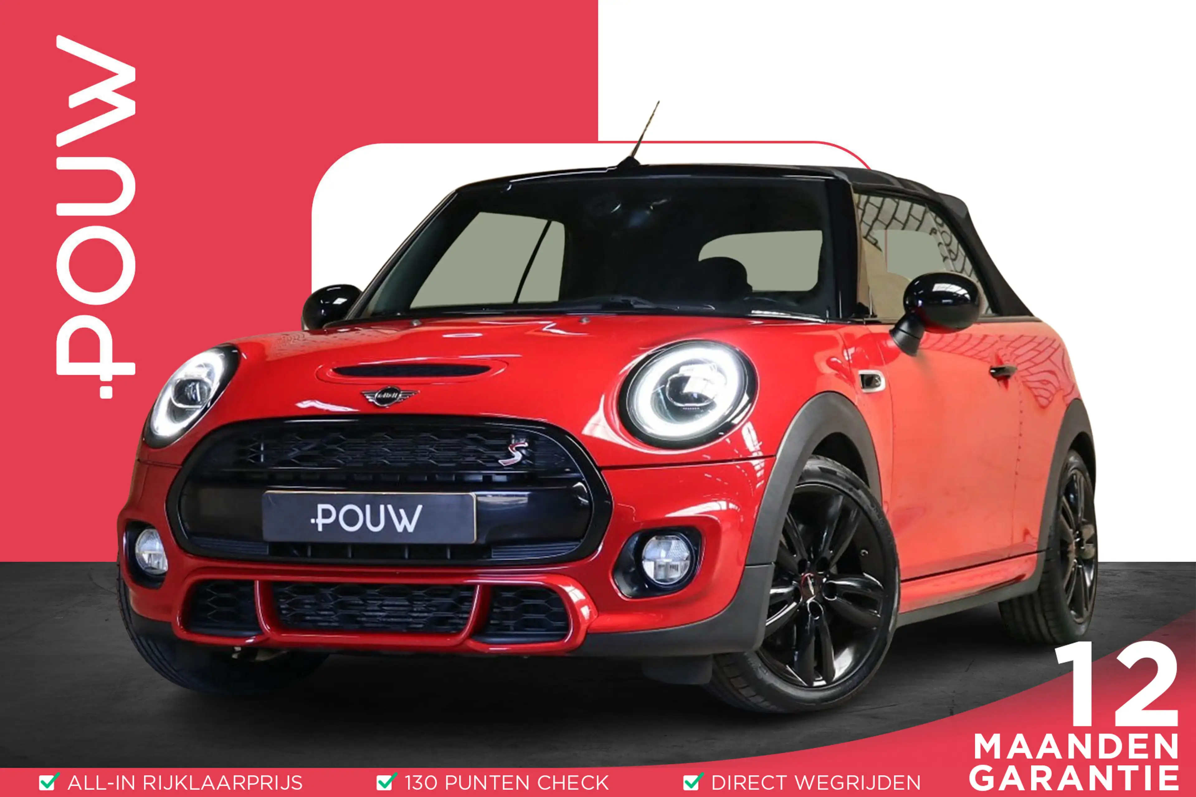 MINI Cooper S Cabrio 2.0 192pk AUT | LED Koplampen | Navigatie | 17" Ve
