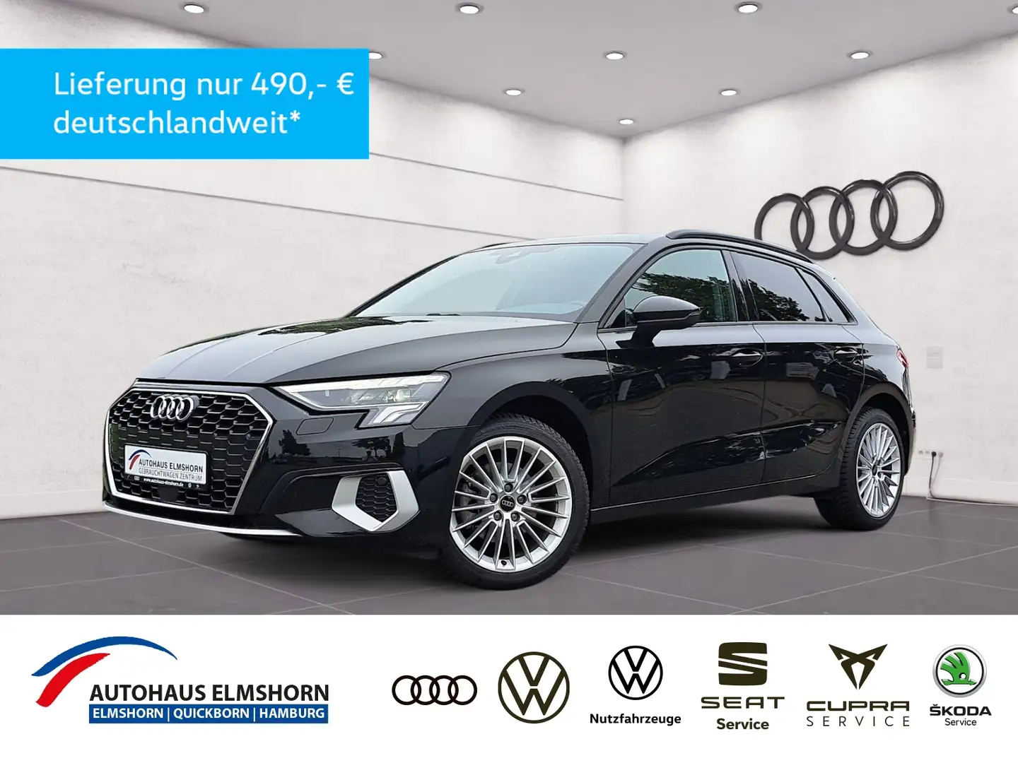 Audi A3 Sportback advanced 30 TFSI S tronic NAV KAM GRA G Schwarz - 1