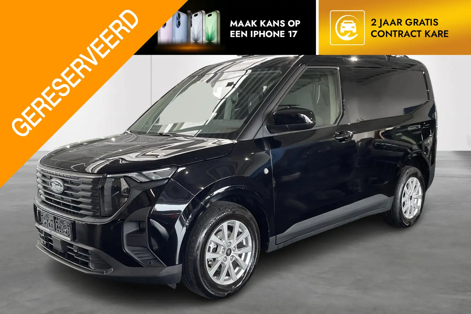 Ford Transit Courier 1.0 EcoBoost 92kW Limited Zwart - 1