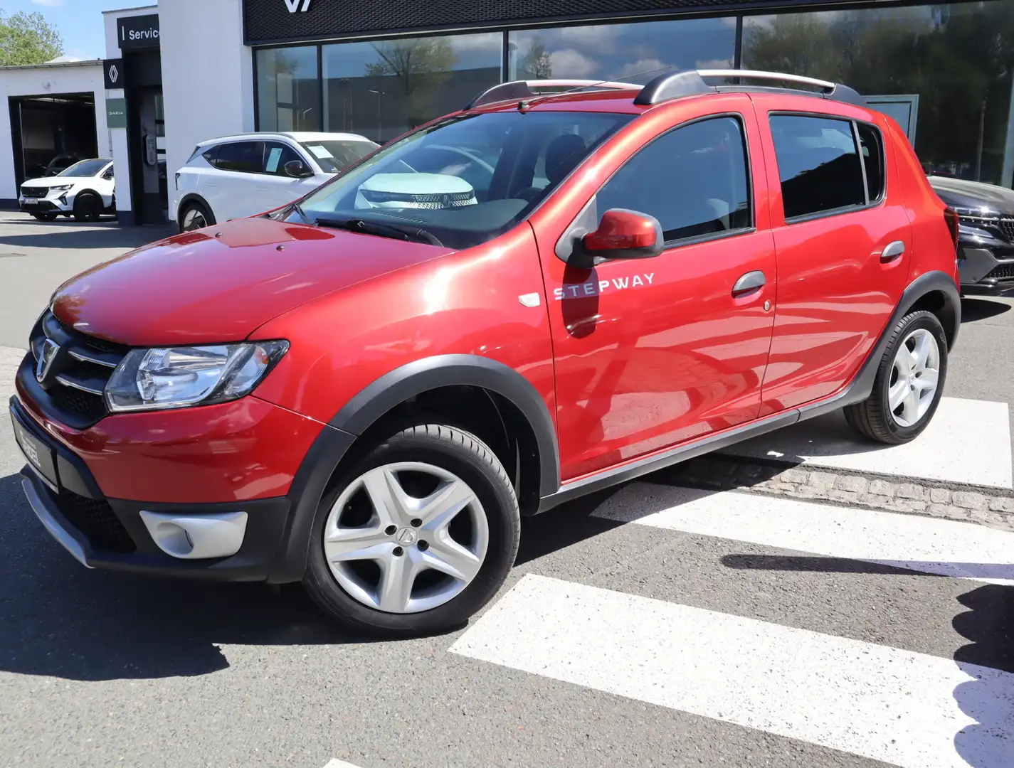 Dacia Sandero 0.9 TCE 90 Stepway Prestige Piros - 2