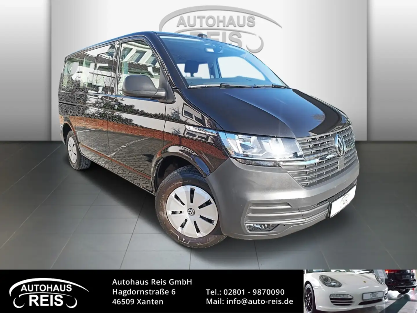 Volkswagen T6.1 Caravelle 2.0 TDI DSG 9-Sitzer Apple/Android Connect Klima T crna - 1